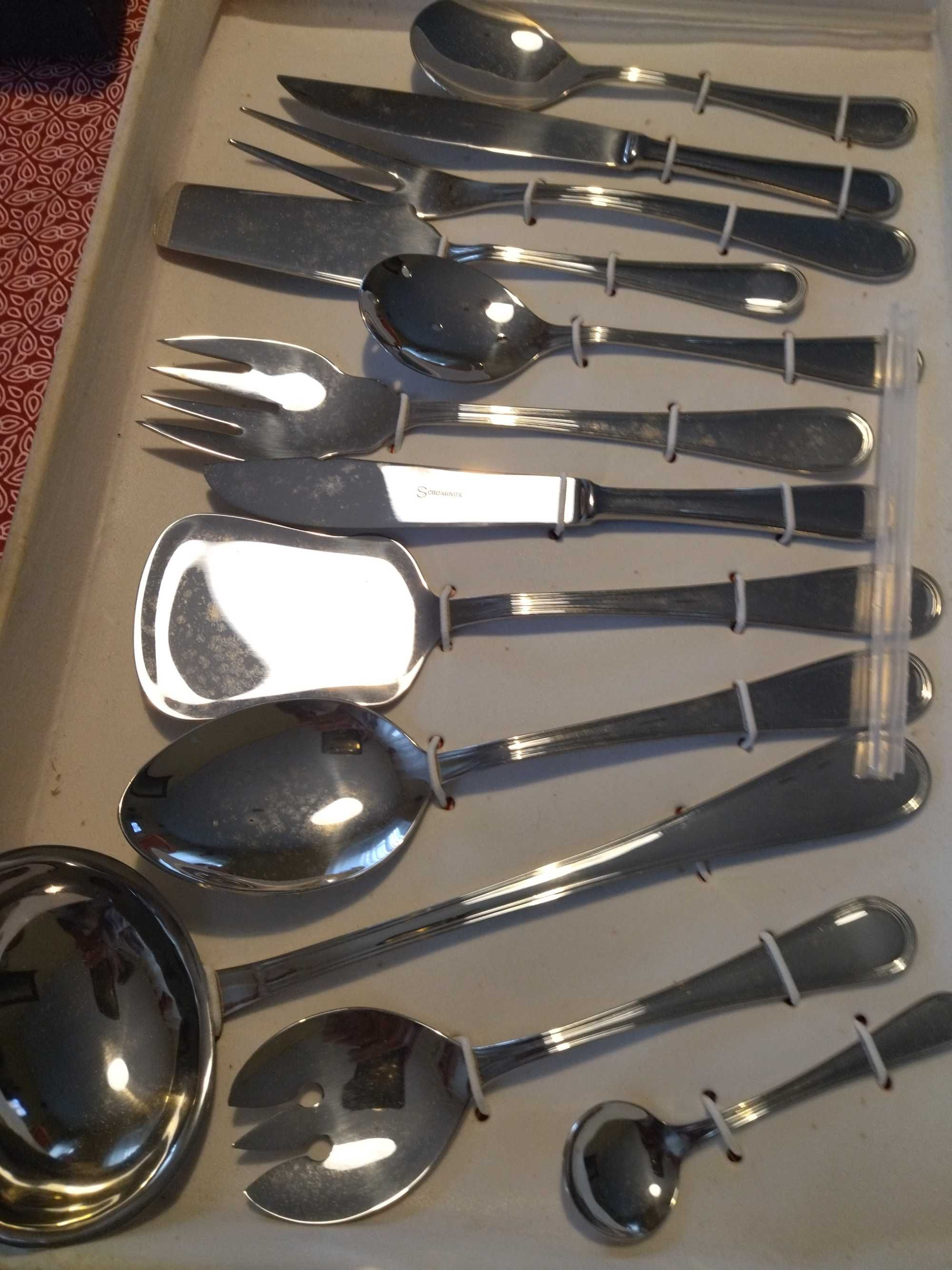 Faqueiro novo completo em aço inox