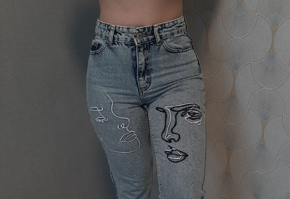 Джинси світло блакитні розмір 28/xs/44