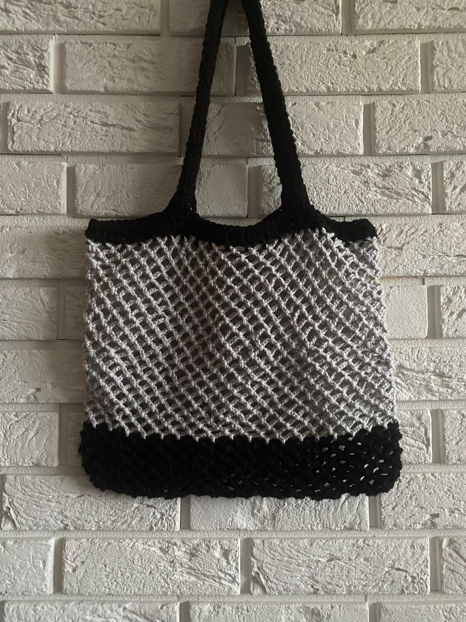 Siatka torba handmade