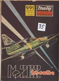 Mały Modelarz 9/91 Samolot myśliwski Messerschmitt Me 262 Schwalbe