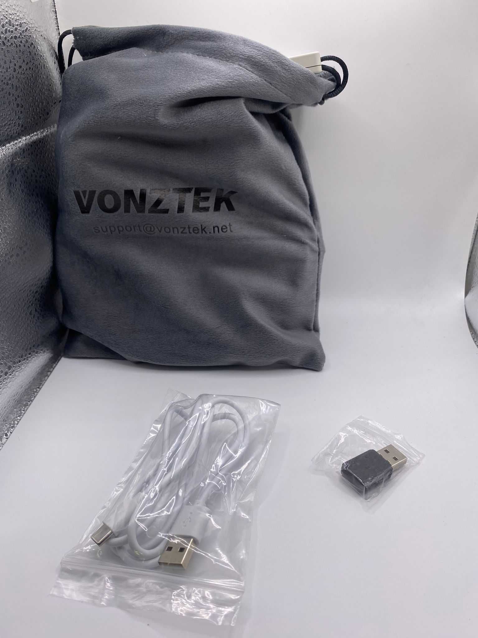 Vonztek Zestaw Słuchawkowy Bluetooth z Mikrofonem -