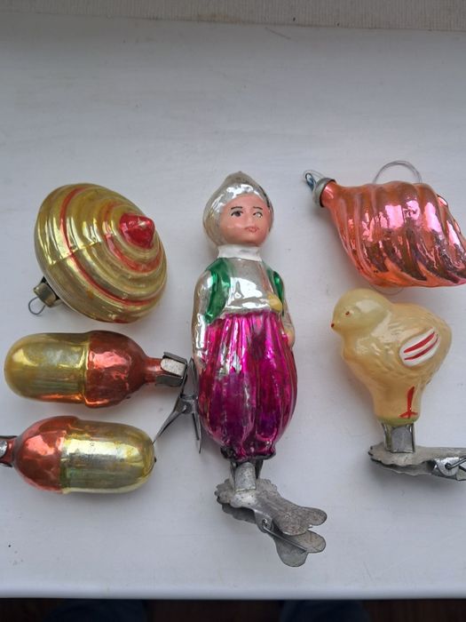 Ёлочные игрушки ссср.