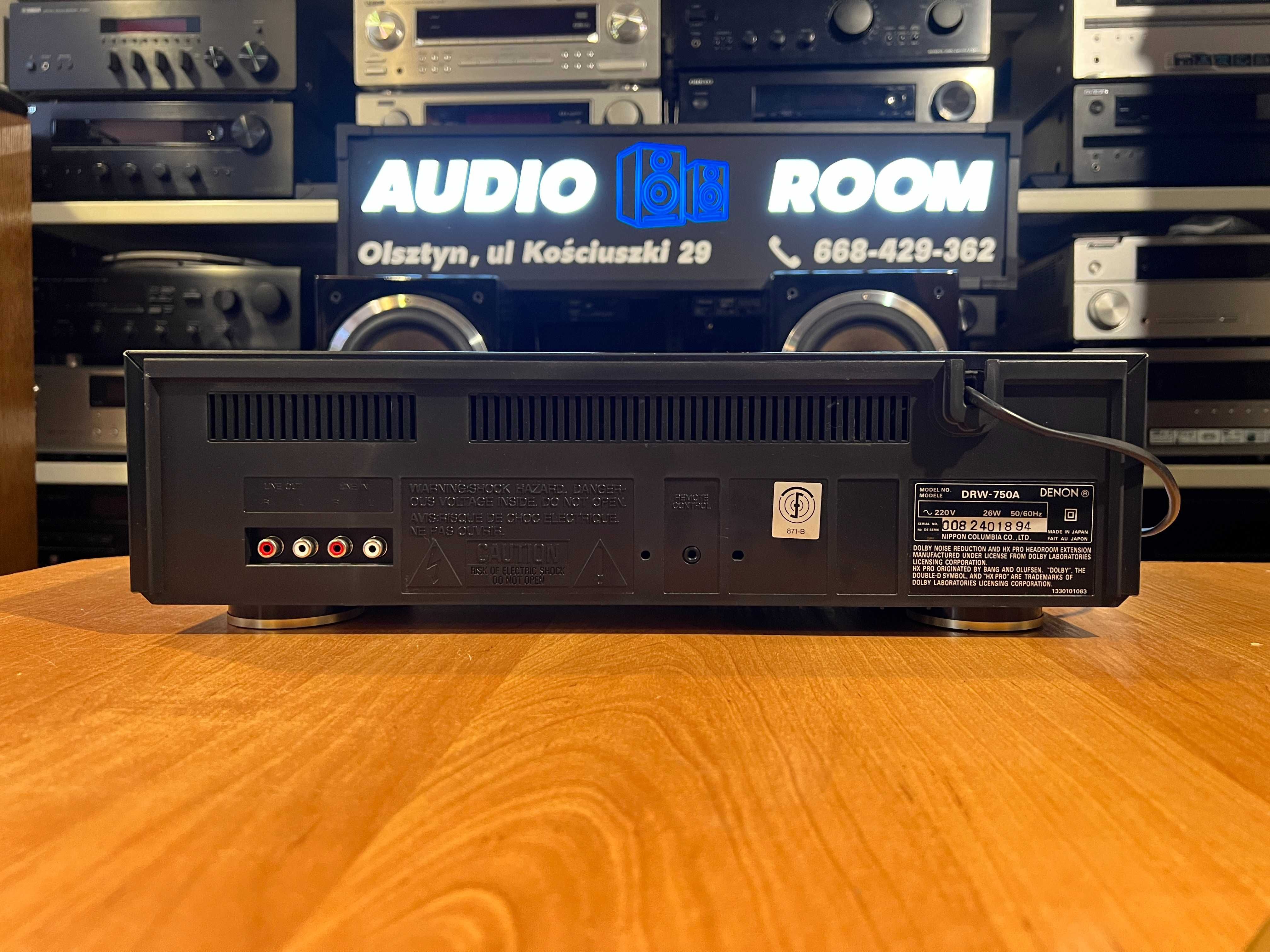 Magnetofon kasetowy Denon DRW-750A Audio Room