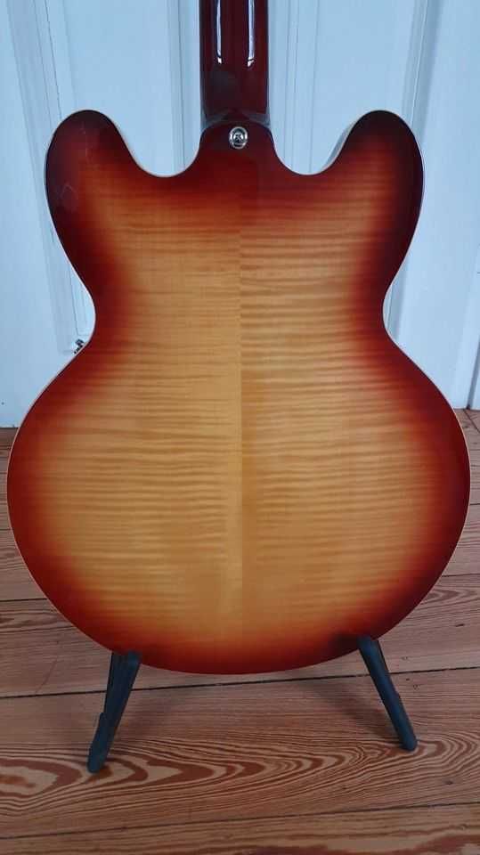 Gitara elektryczna Epiphone ES335 Inspired by Gibson Figured Tea Burst