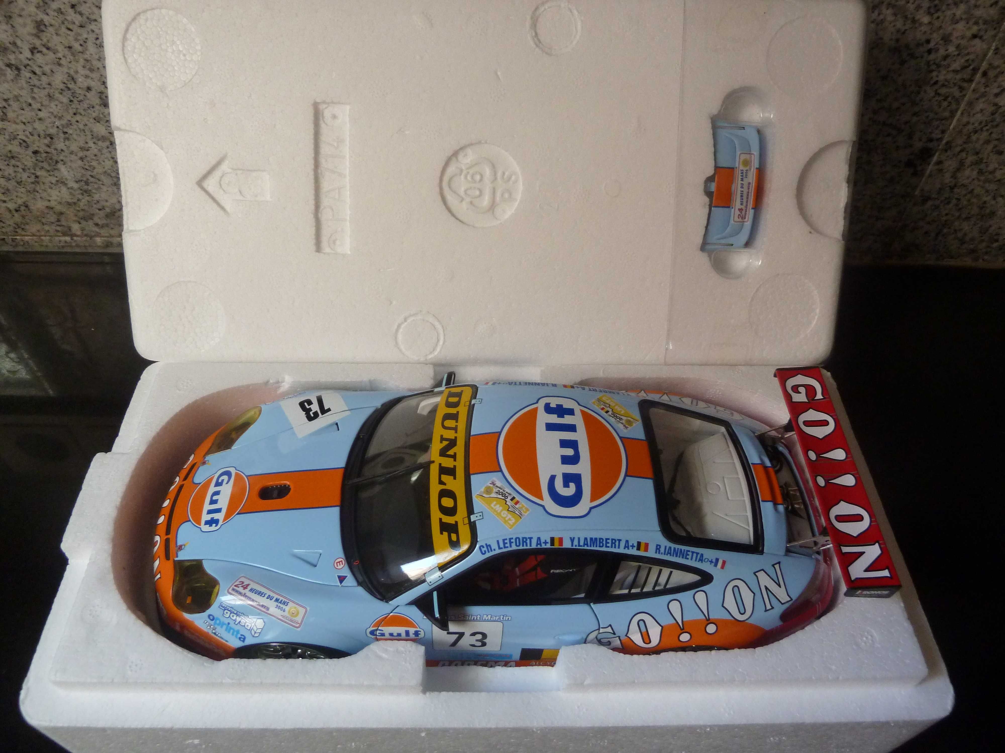 1:18 Minichamps, Porsche 911 GT3 RSR, Gulf, 24H Le Mans 2006, AutoArt