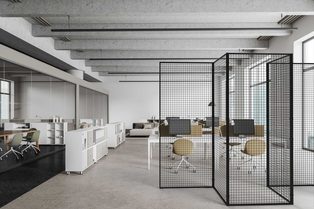 Krata ekspozycyjna, LOFT, panel dekoracyjny, na rośliny