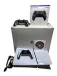 Konsola Sony PS5 Slim 1TB 2x pad okablowanie gra karton