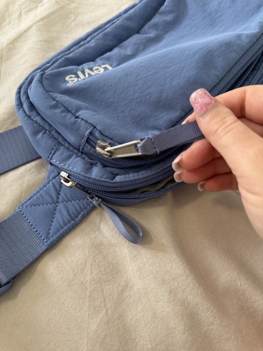 Бананка Levis, поясна сумка Levis, сумка через плече Levis, синя