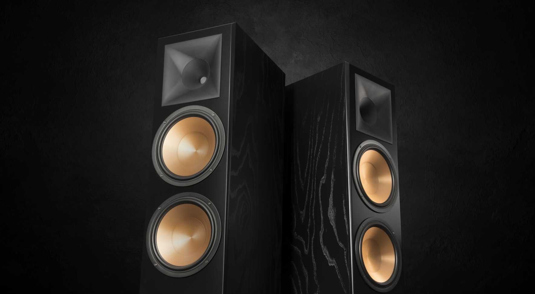 Kolumny Klipsch RF-7 III czarne / orzechowe