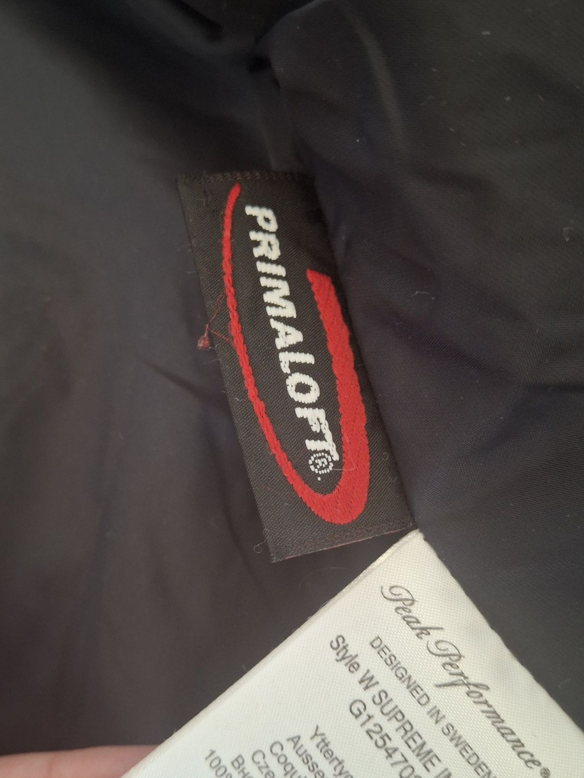Kurtka damska Peak performance primaloft M czarna