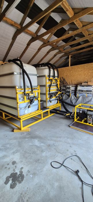 System płuczkowy 2x4000l, mieszalnik bentonitu, przewierty