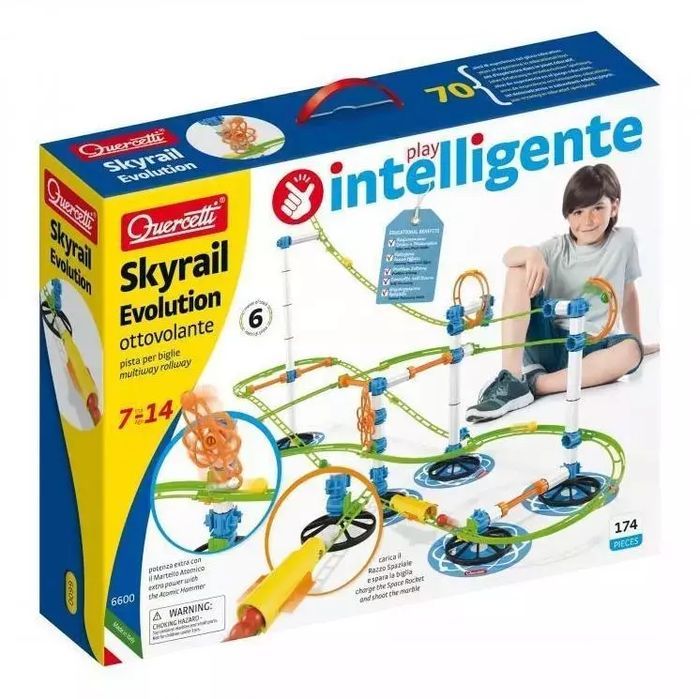 Tor kulkowy Skyrail Evolution, 174 elementy. Quercetti