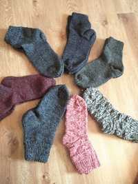 В'язані носки плетені носки вязаные носки