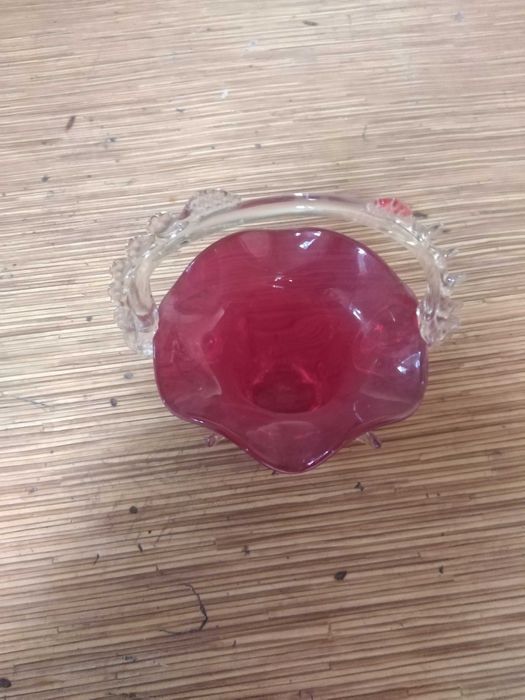 Продам скляний кошик.          .