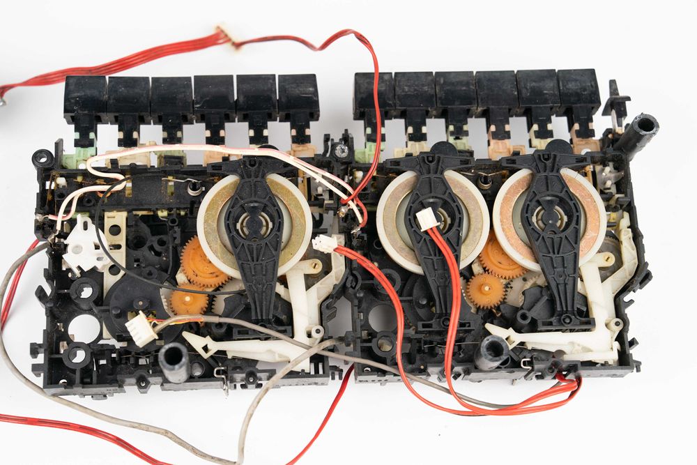 Стрічкопротяжний механізм ЛПМ від касетної магнітоли Philips AW 7324