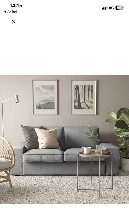 Sofá Ikea de 2 lug. linha Kivik