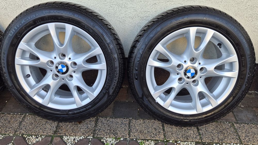 Koła felgi aluminiowe 16" BMW 5x120 opony zimowe
