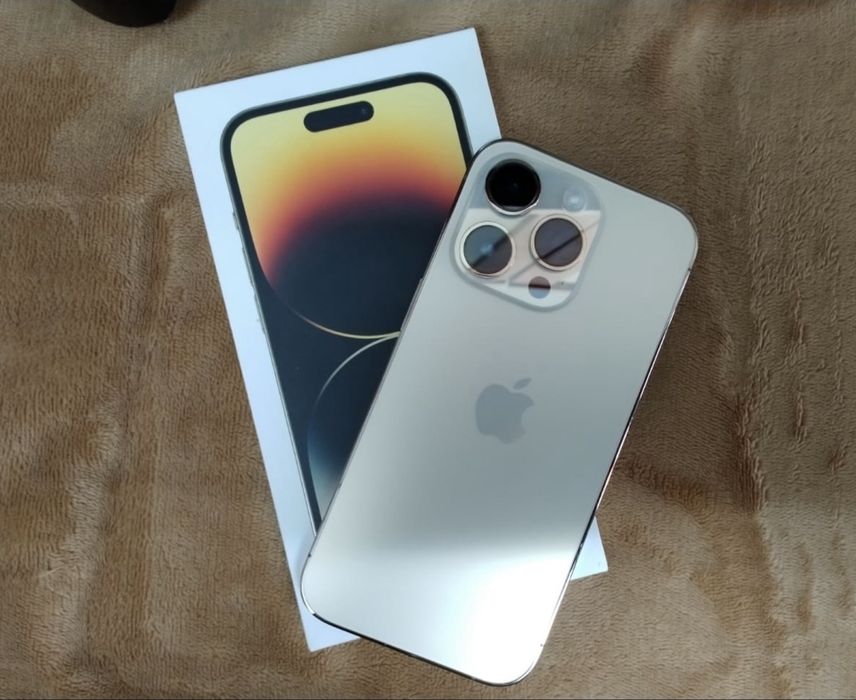 Iphone 14 pro cor dourado com 128gb
