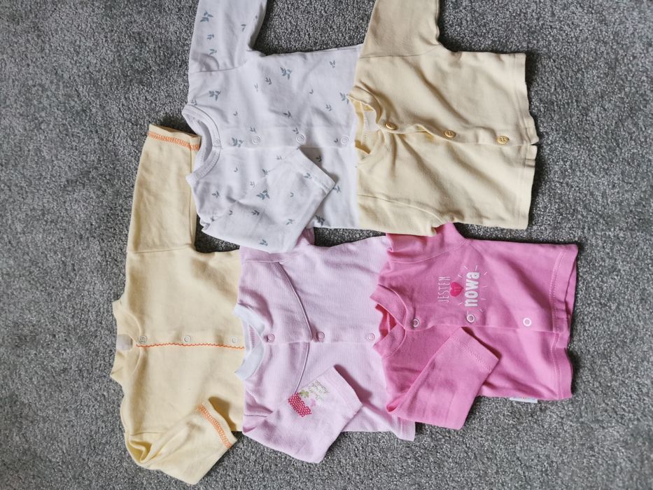 9 pak kaftanik bluzka wiązany zapinany Eevi 56 oraz 62