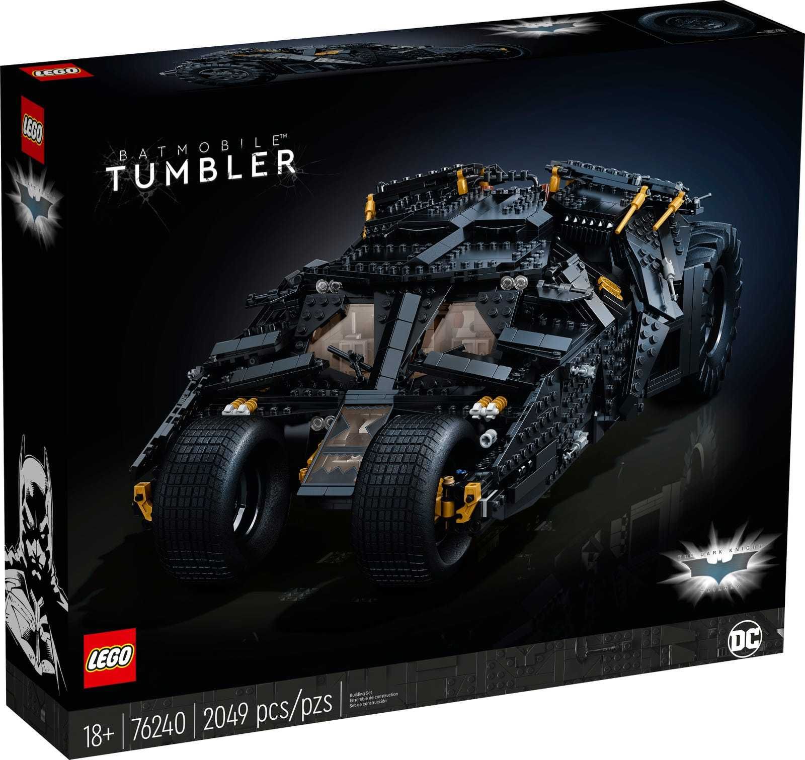 Nowe klocki LEGO 76240 - Batmobile Tumbler Batmobil Batman
