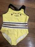 Купальник роздільний 9-10-11river island palm vibes жовтий 152-146 158