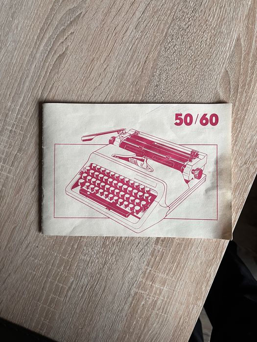 Maszyna do pisania Erika 50/60 - DDR - kompletna, w walizce,super stan