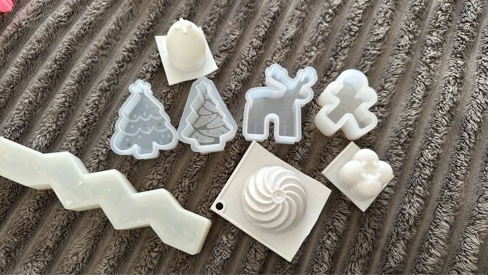 силіконова форма для свічок гіпсових кашпо