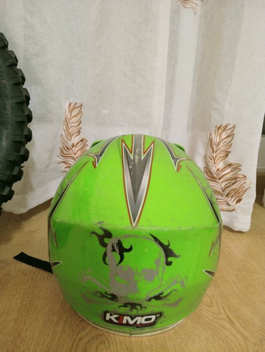 Equipamento de mota capacete