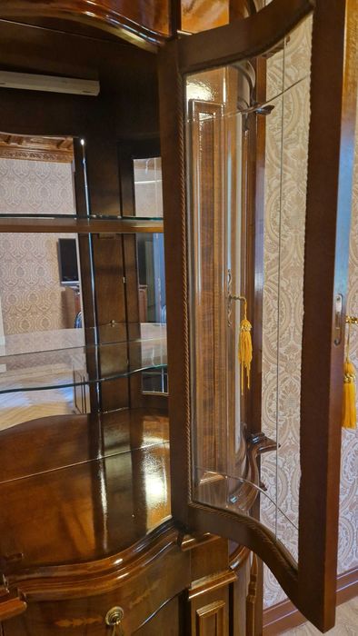 Komoda 2 sztuki - drewno, fornir ,połysk, ArtDeco