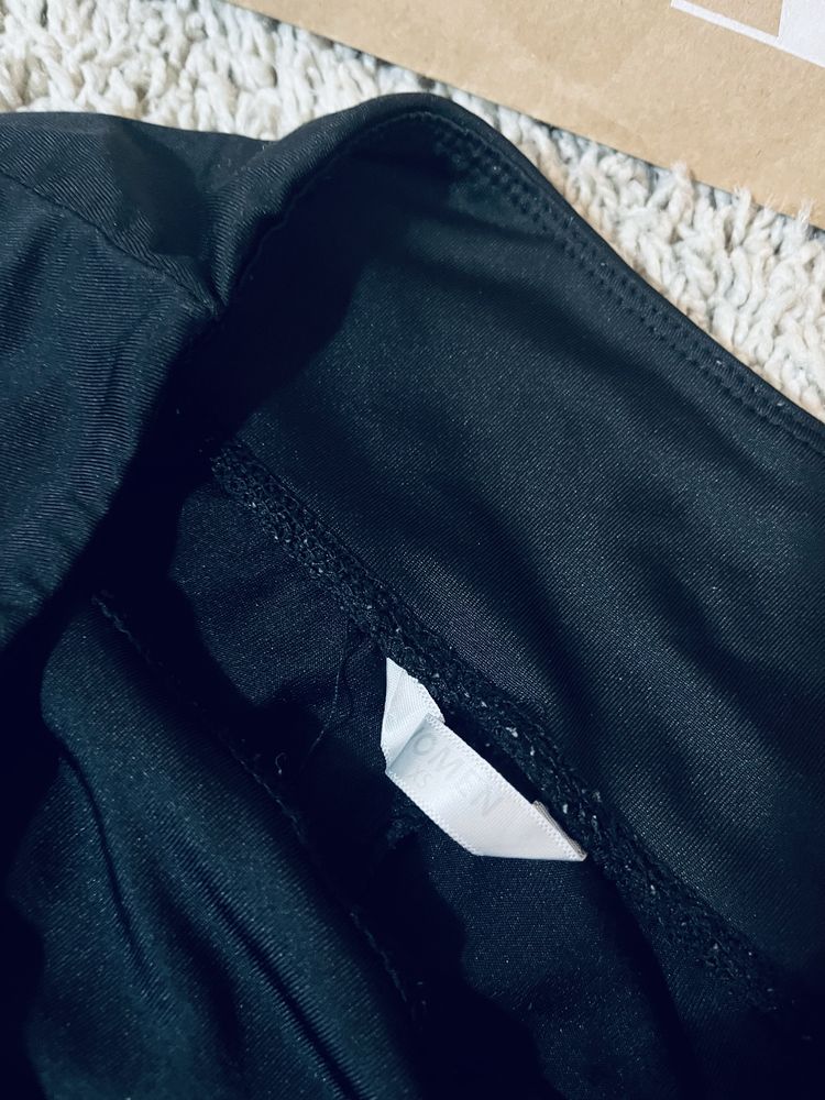 Xs damskie czarne legginsy damskie sport trening silownia