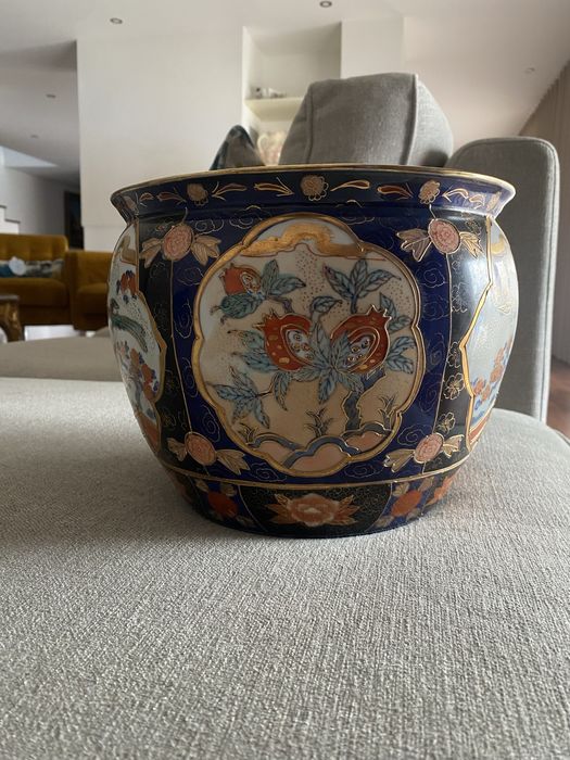 Aquário - porcelana azul China