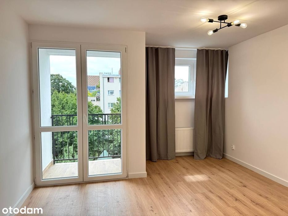 Dwupokojowe mieszkanie z balkonem | świeży remont |  centrum Wrocławia