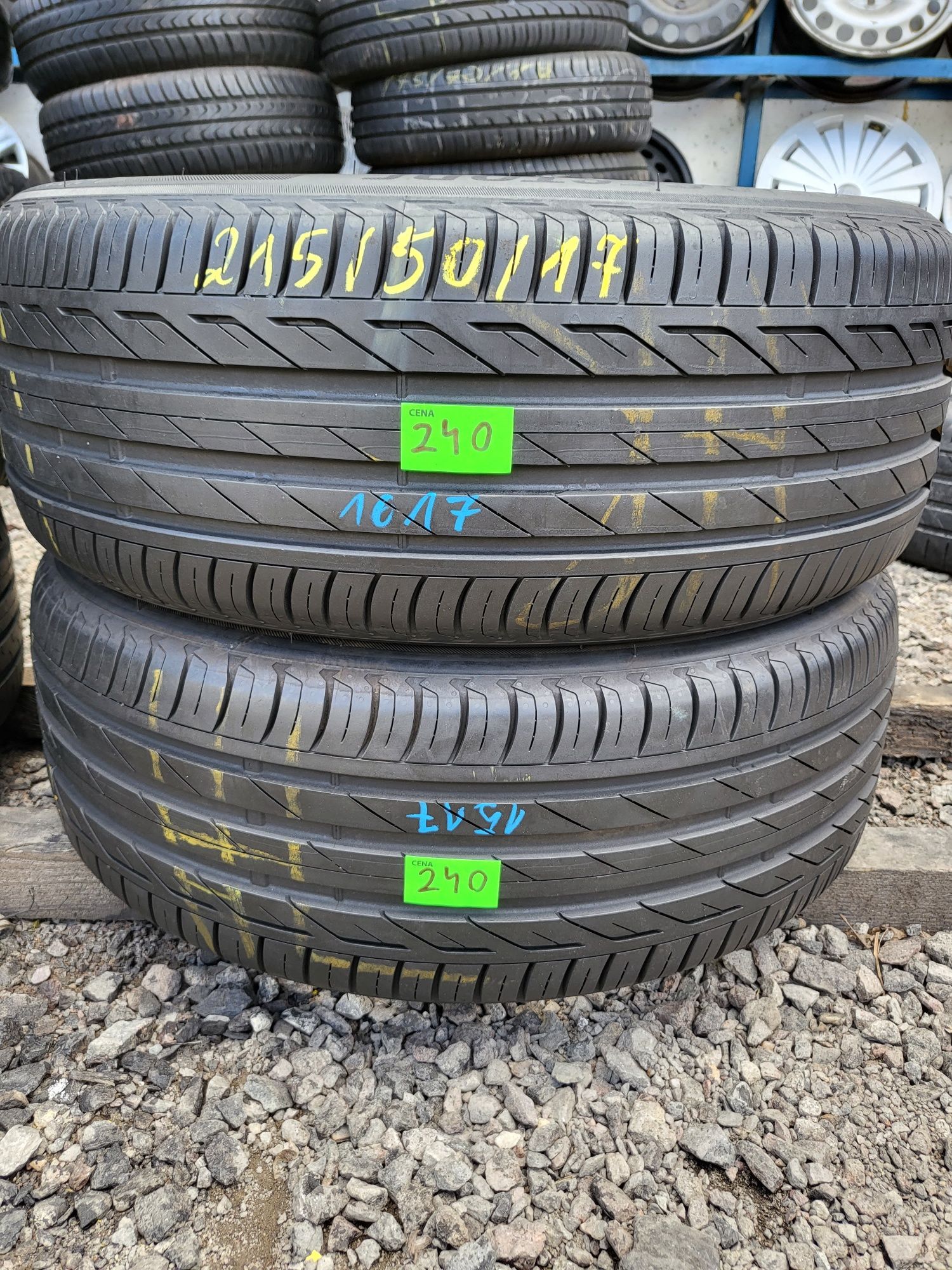 Opony letnie 215/50/17 Bridgestone 1617r. Montaż Gratis! Wysyłka!