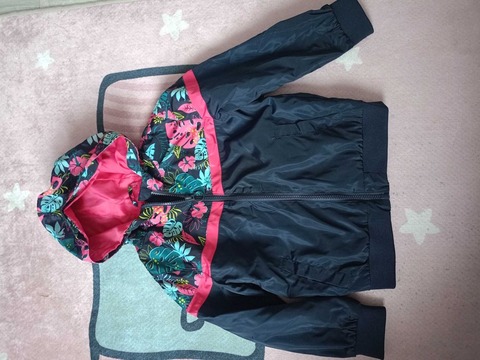 Kurtka przejściowa wiatrówka dla dziewczynki 110