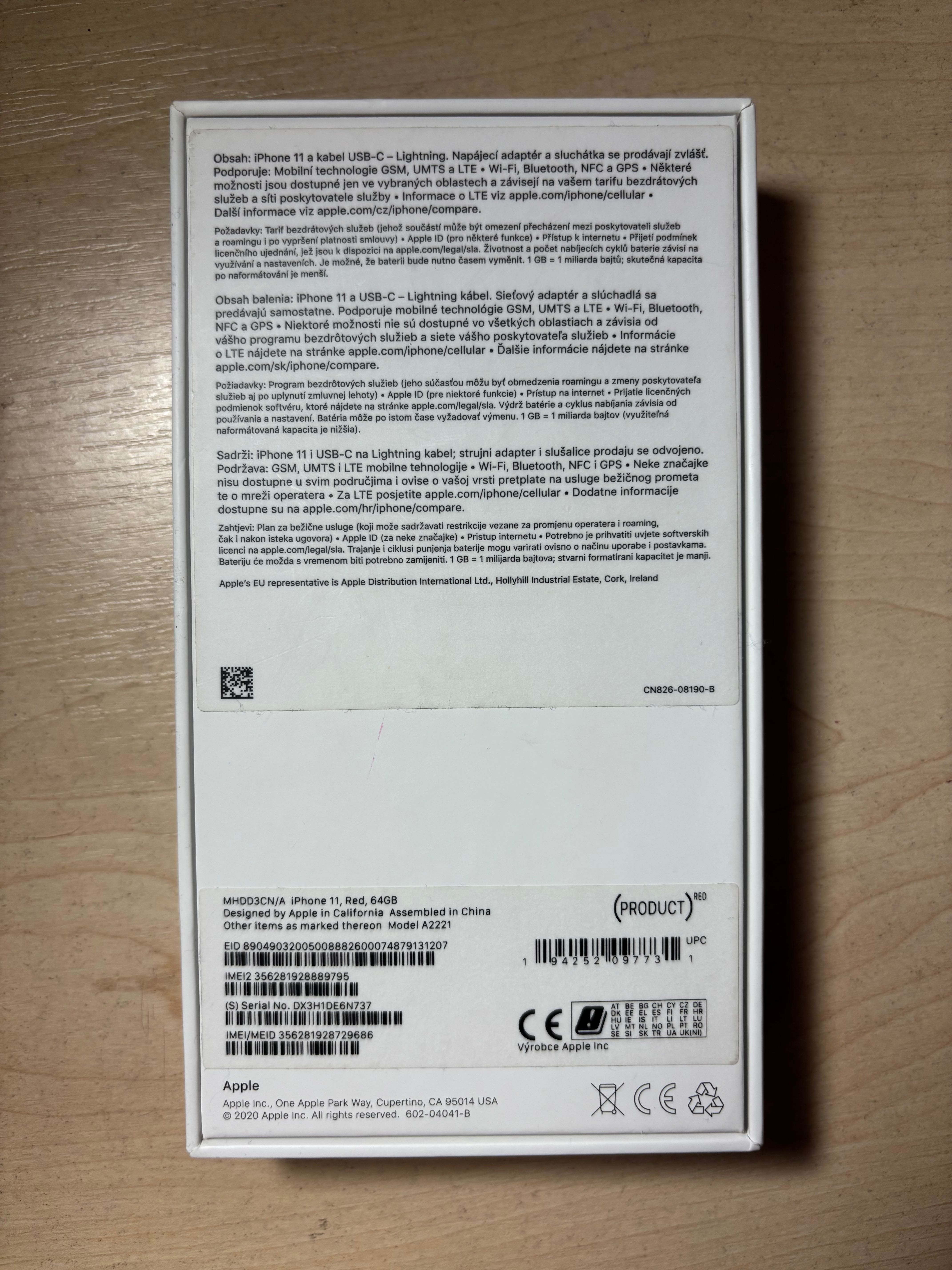 iPhone 11, Red, 64gb