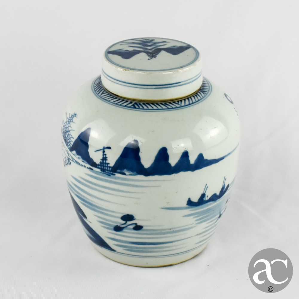 Pote de Gengibre porcelana da China período Qianlong, séc. XVIII