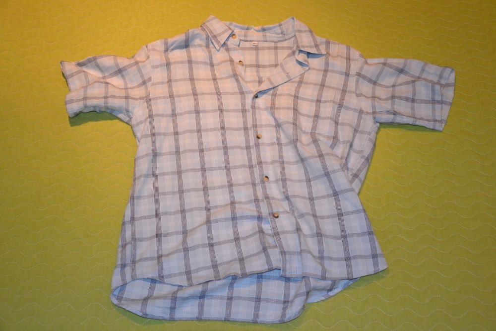 Camisas de marca, padrão xadrez, baratas!