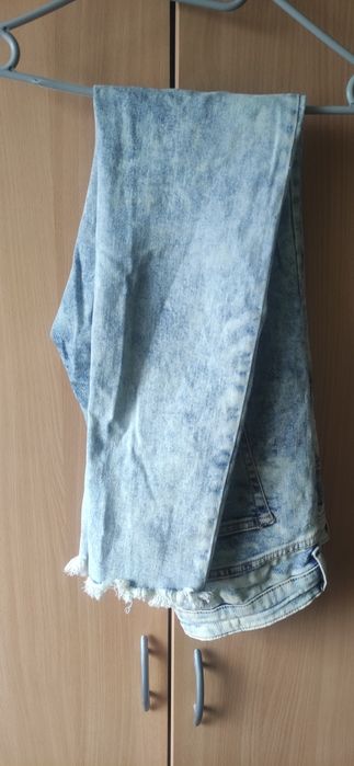 Jeansy dekatyzowane XL