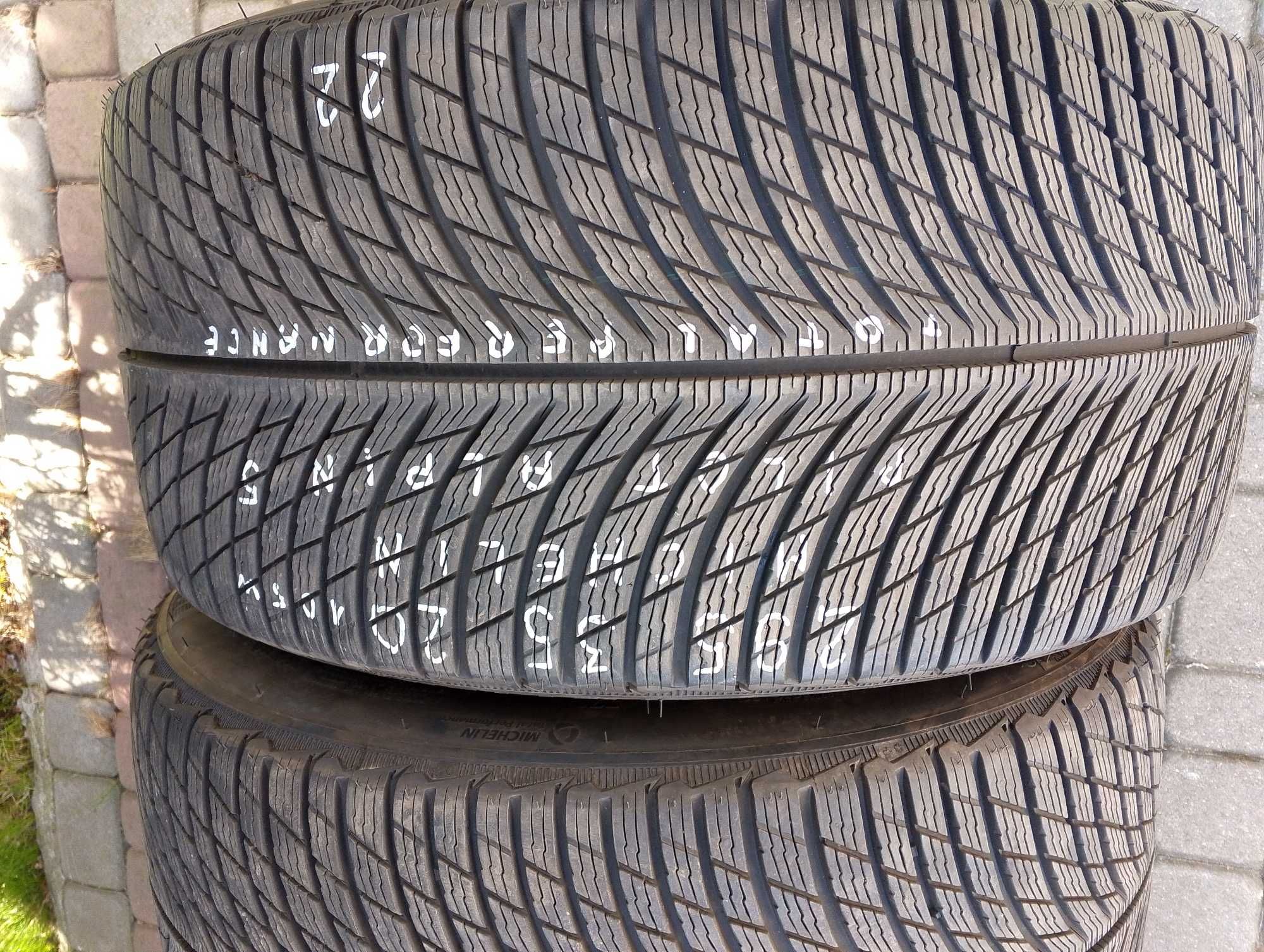 opony  jak NOWE  4 szt.  295/35/20  255/40/20 Michelin Pilot  Alpin 5