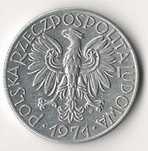 5 zł. PRL 1971r. Rybak super stan najmniejszy nakład rybaków