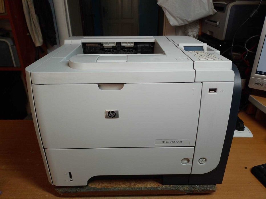 Принтер HP LaserJet P3015dn, 40 стор/хв., заправлений 100%