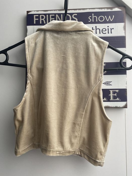 Beżowy top Bershka S