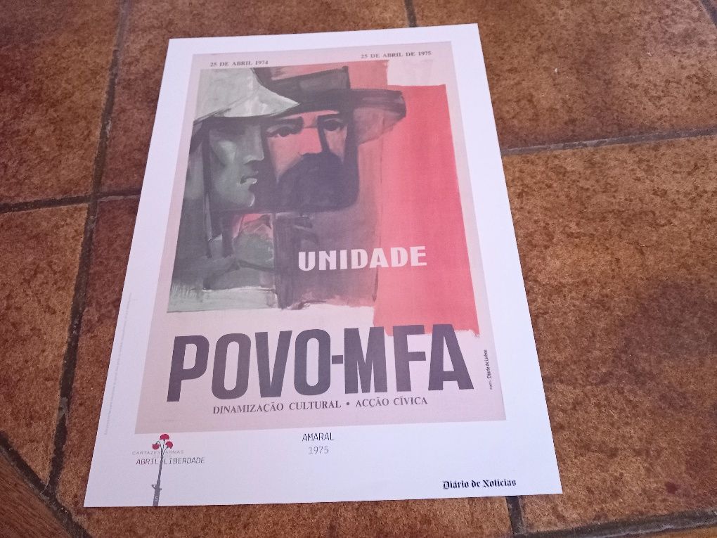 Cartazes de Abril, Armas da Liberdade, jornal Diário Notícias,