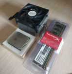 Процессор АMD Athlon ll 440 x3+ oхолодження+оперативка dd3 2*2gb 1333