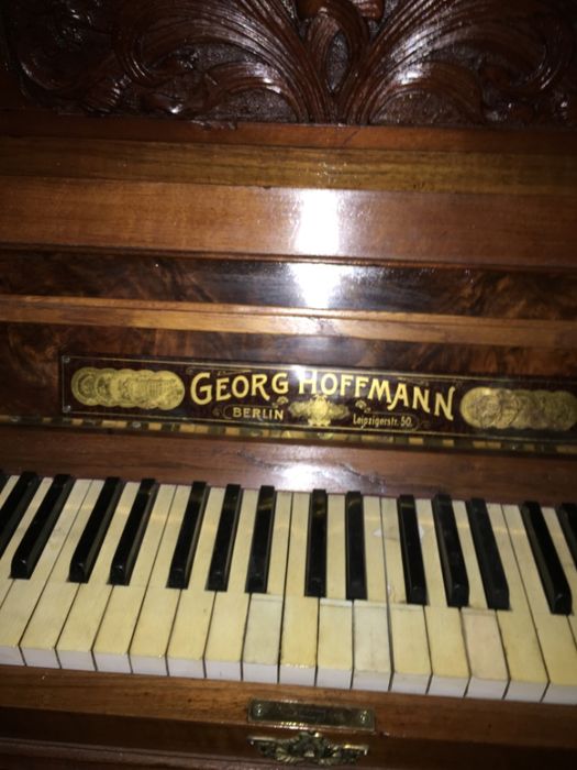 Zabytkowe pianino firmy Georg Hoffmann 1901 r.