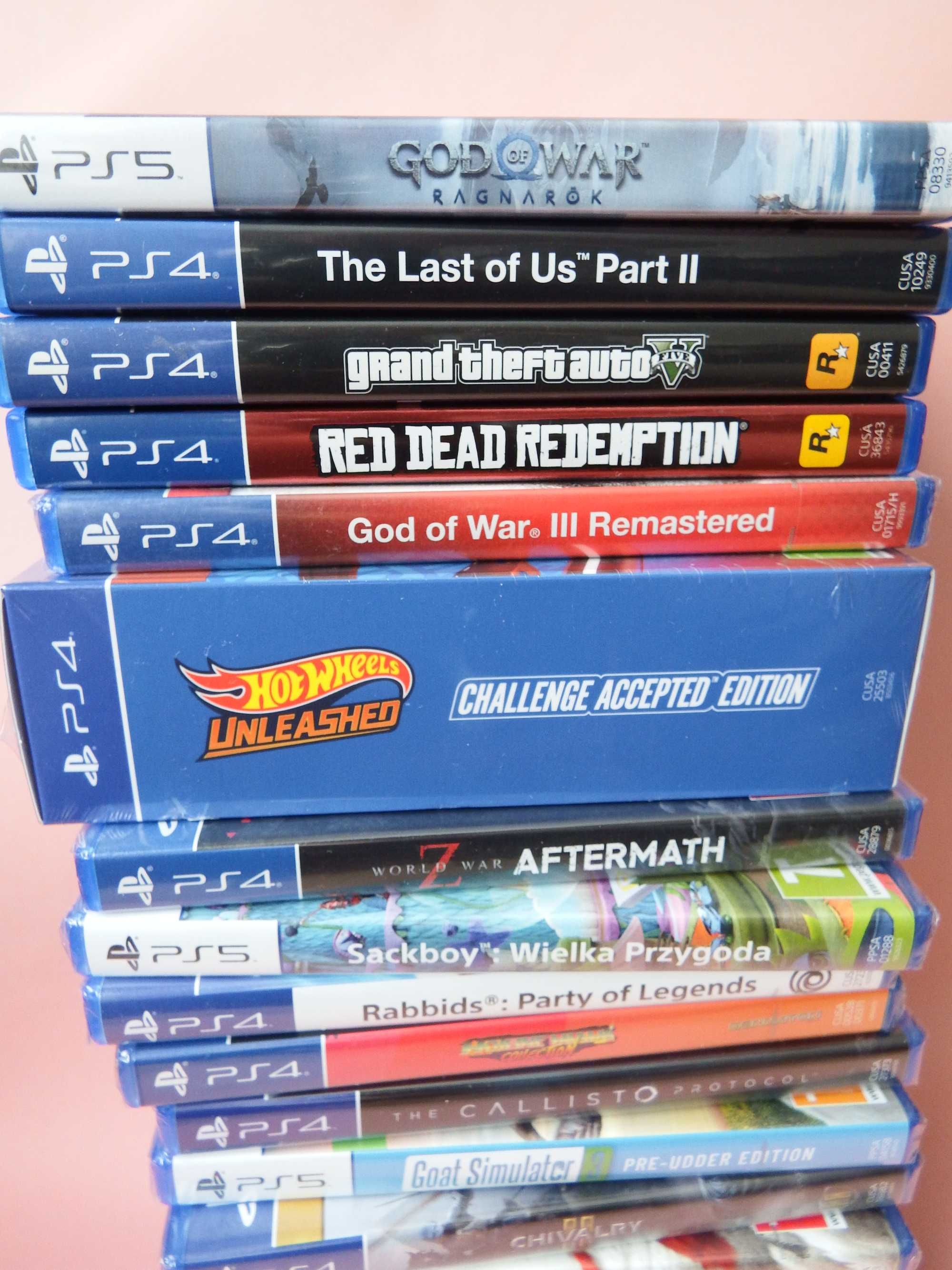 KUTNO PS4 ! PS5 GTA5 RDR Valhalla Hot Wheel GRY PREZENTY !