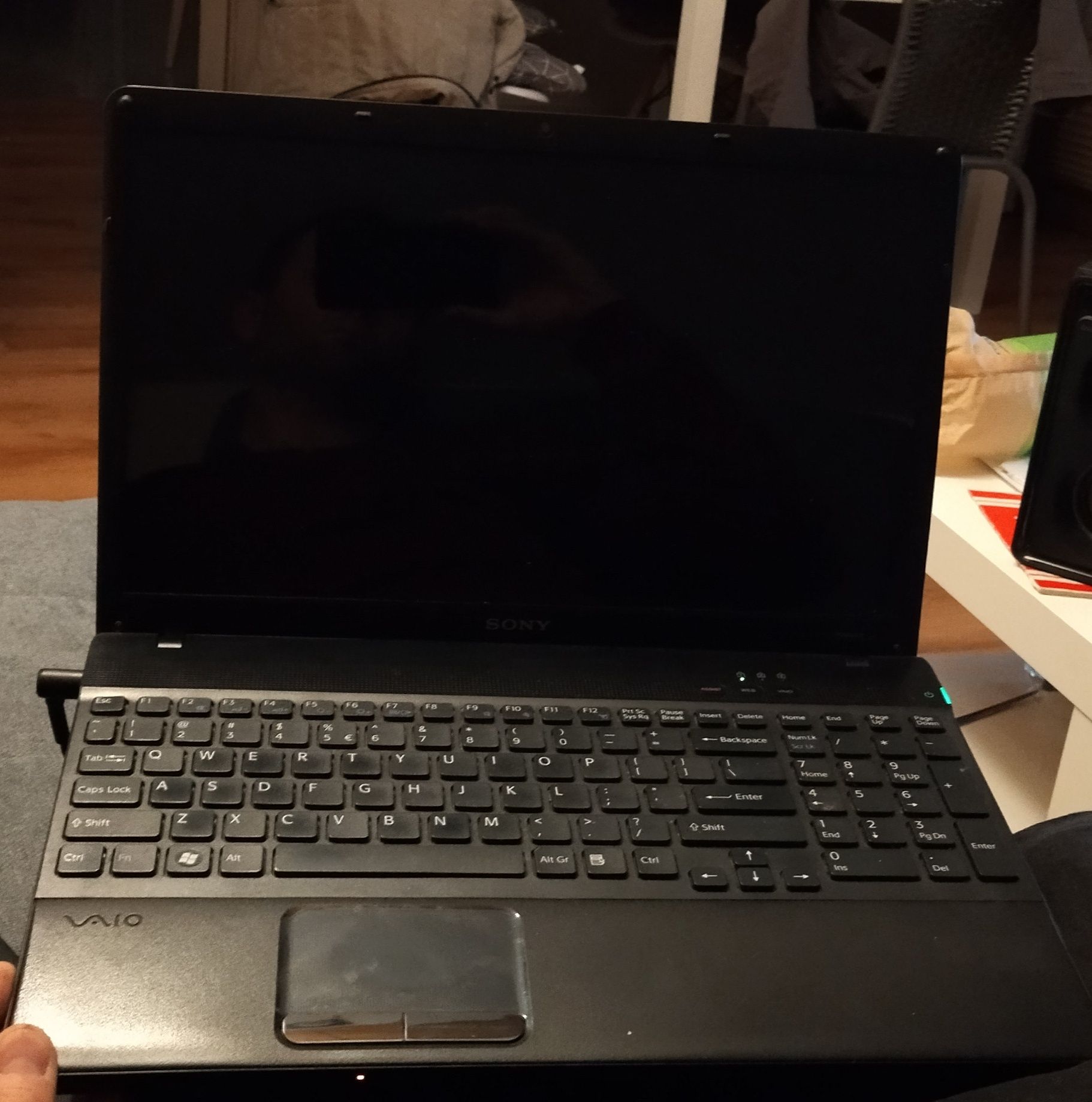 Laptop Sony Vaio uszkodzony