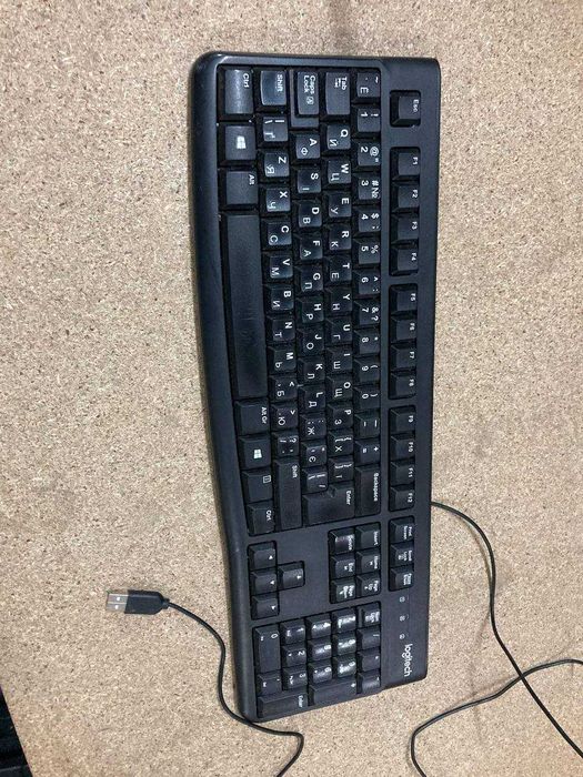 Клавіатура Logitech K120 for Business Ukr Black (920-002643) на USB