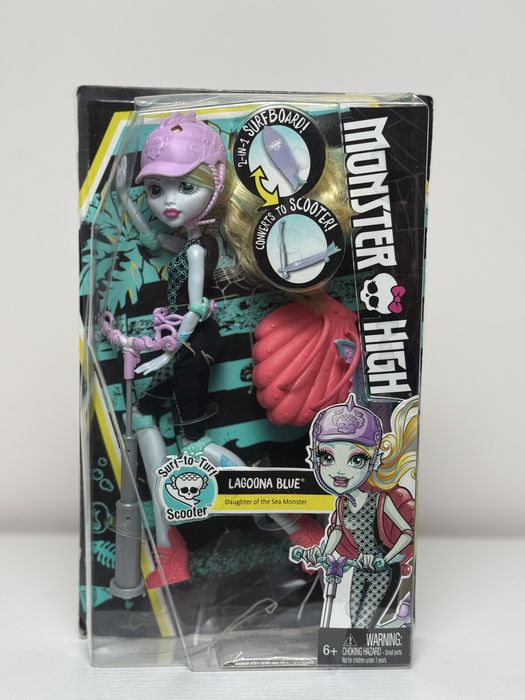 Лагуна Блю Surf- To-Turf Scooter Vehicle with Lagoona Blue Doll
