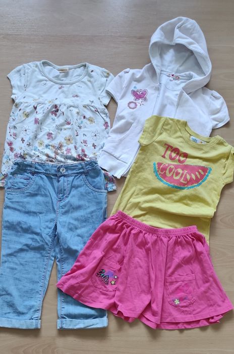 Zestaw na 166-122 spodenki+bluzeczki+bluza 5szt L1